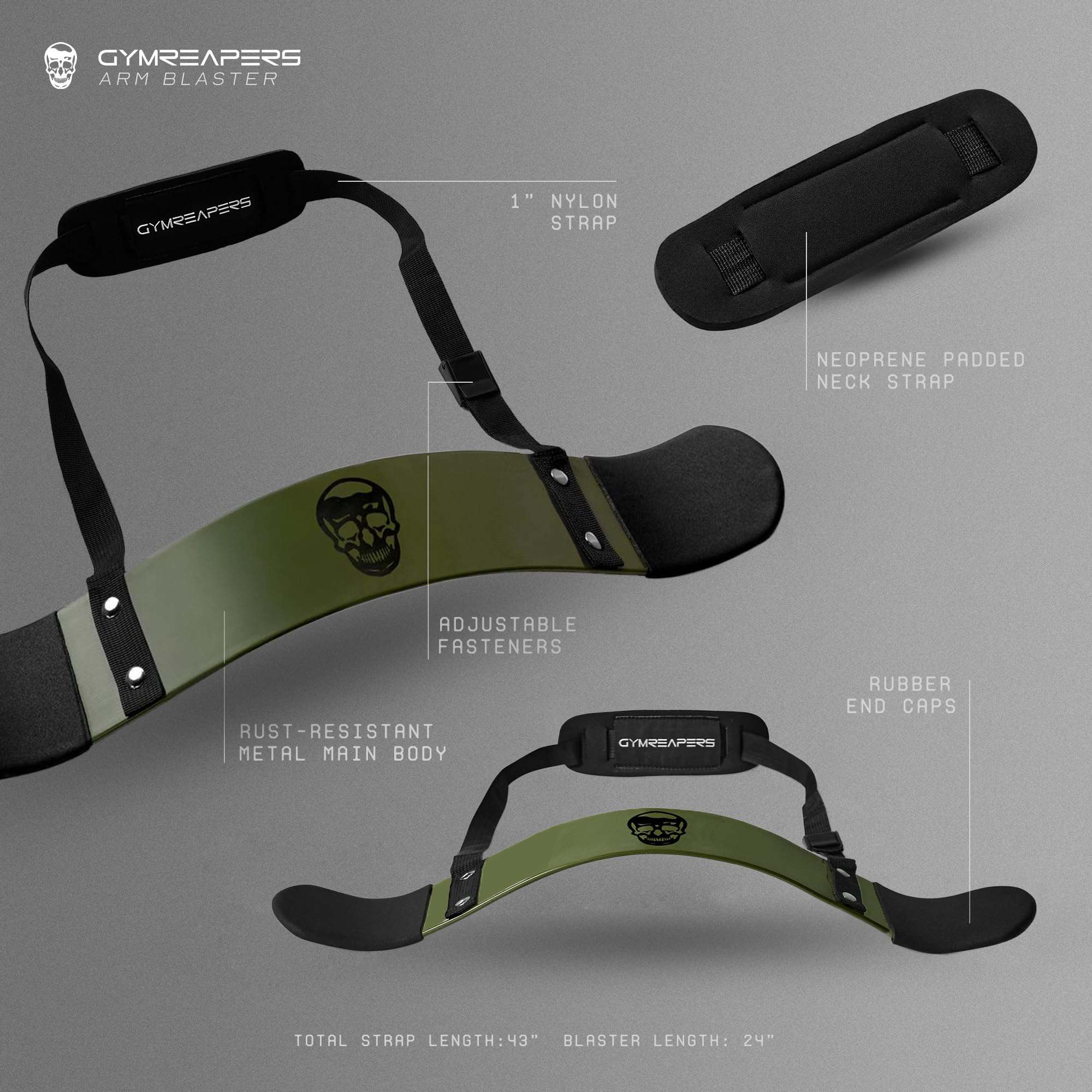 Bicep Arm Blaster - Soporte de Aluminio Grueso para - Imagen 6