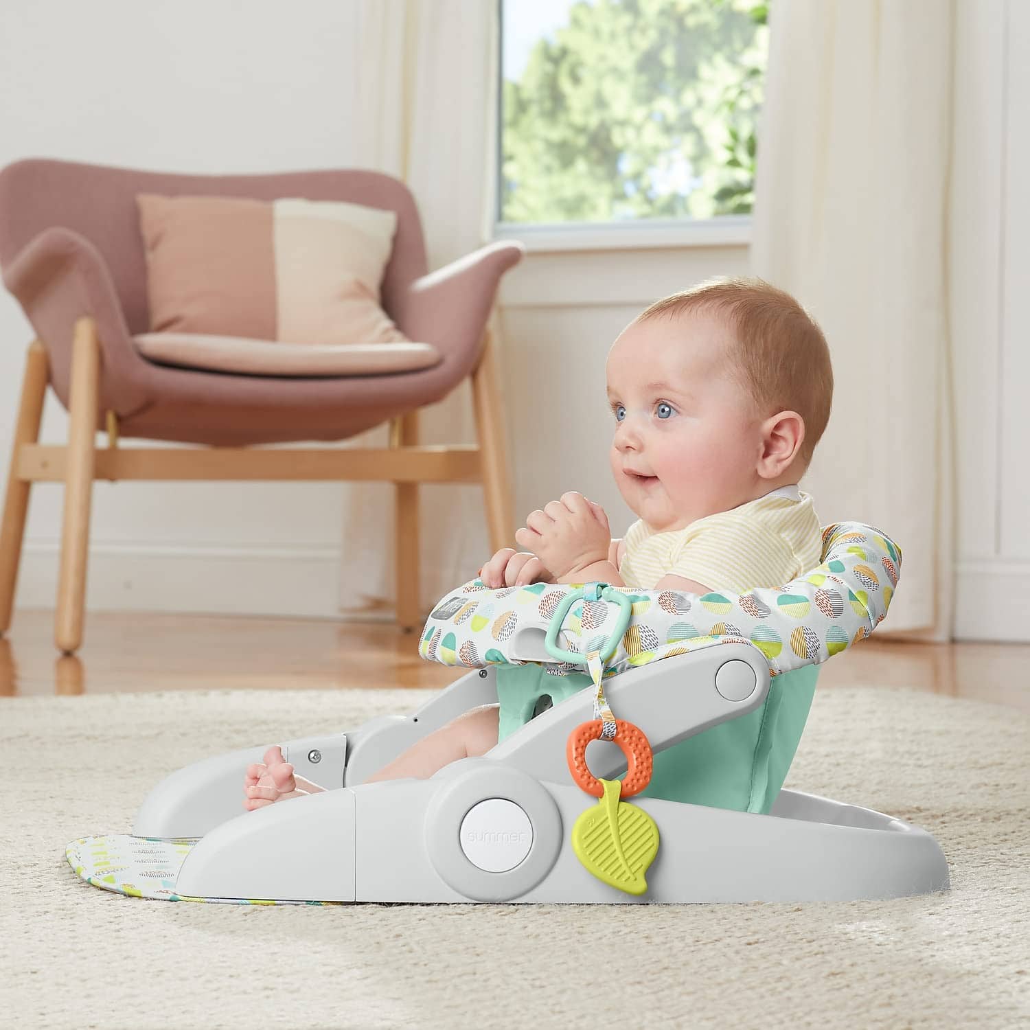 Asiento de Suelo de 3 Posiciones Aprendizaje para Bebés - Imagen 7