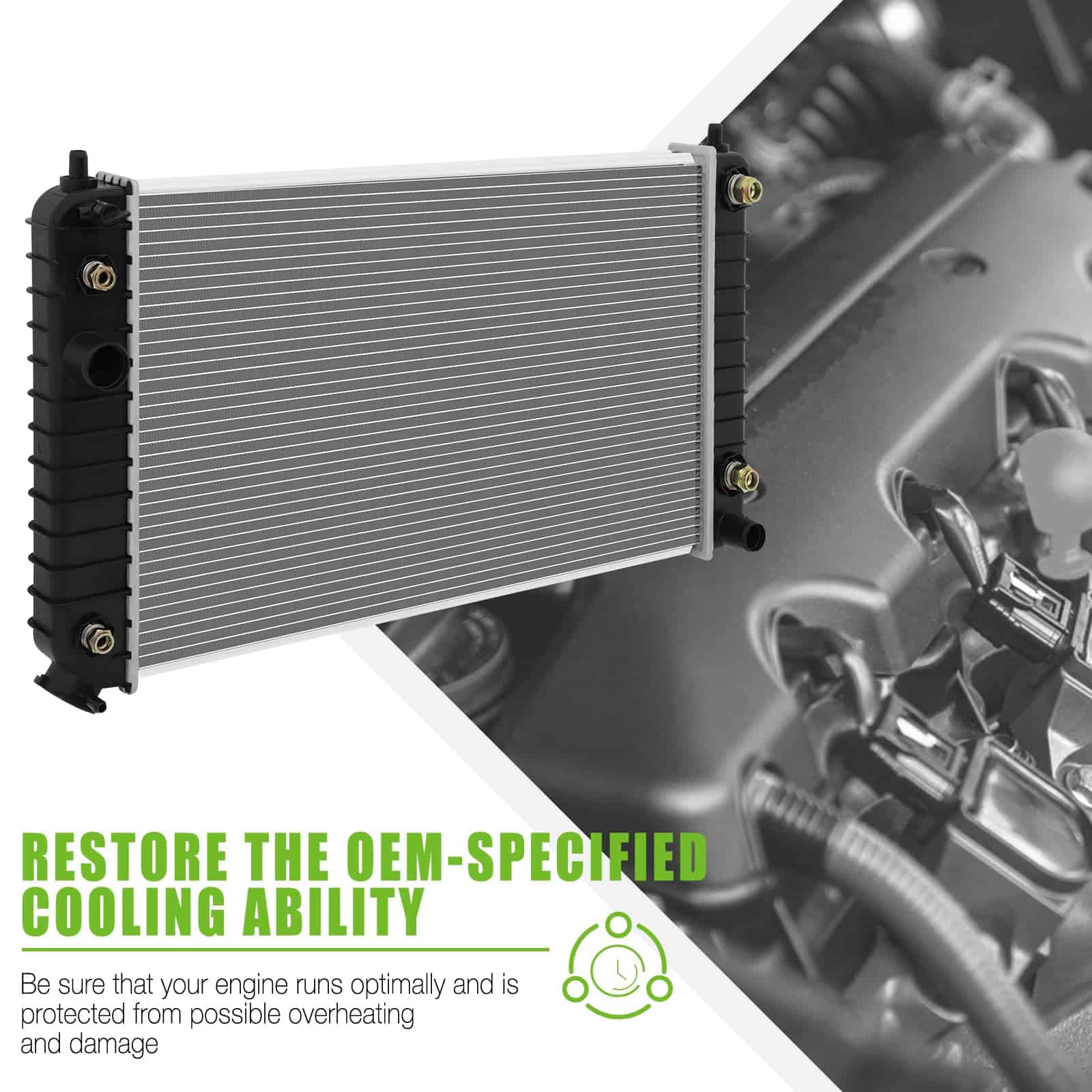 Radiator1826 para Chevrolet 4.3L para Blazer 1996-2005 S10 - Imagen 5