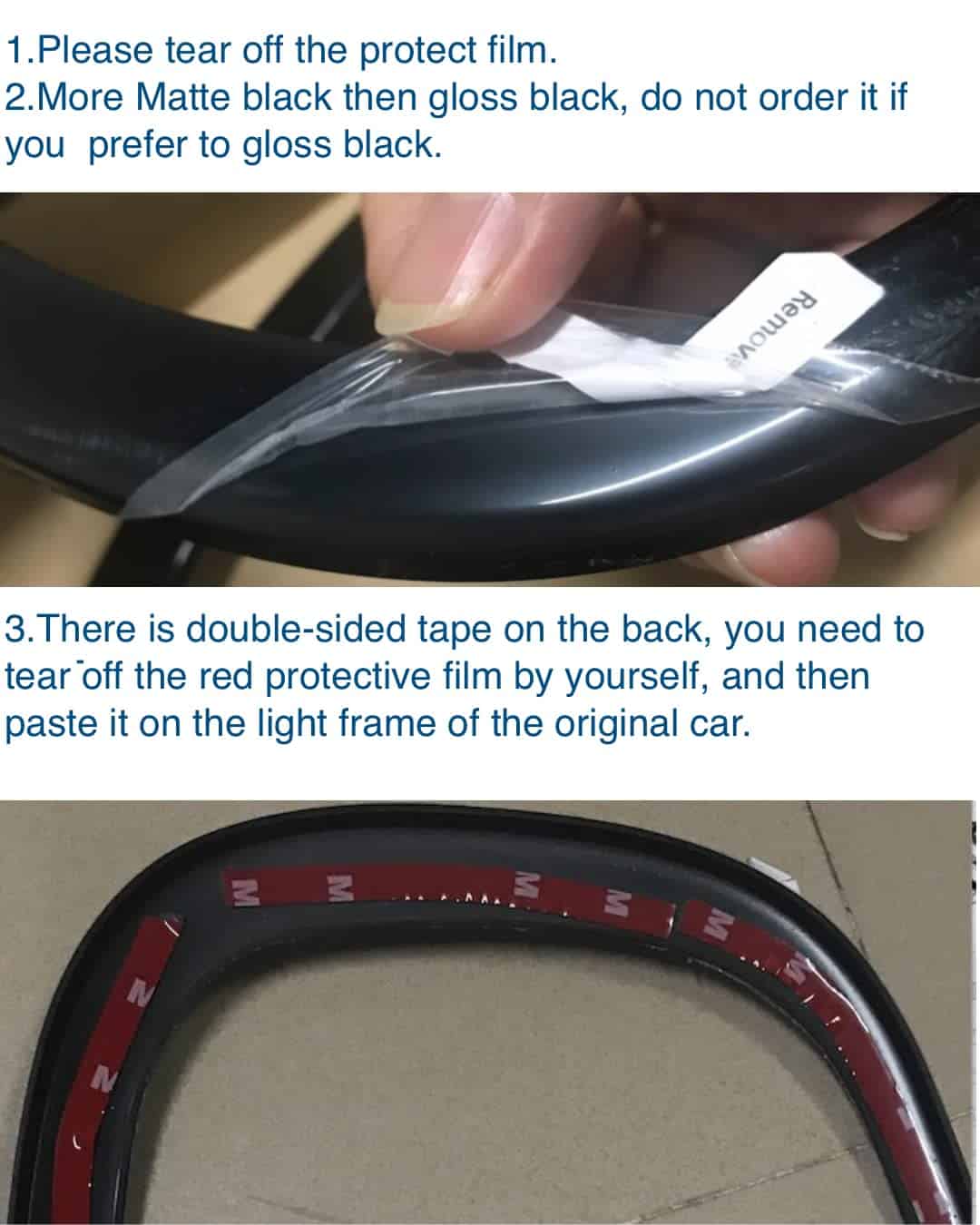 Anillo de Decoración de Faros para PC Frontal Trasero para - Imagen 3