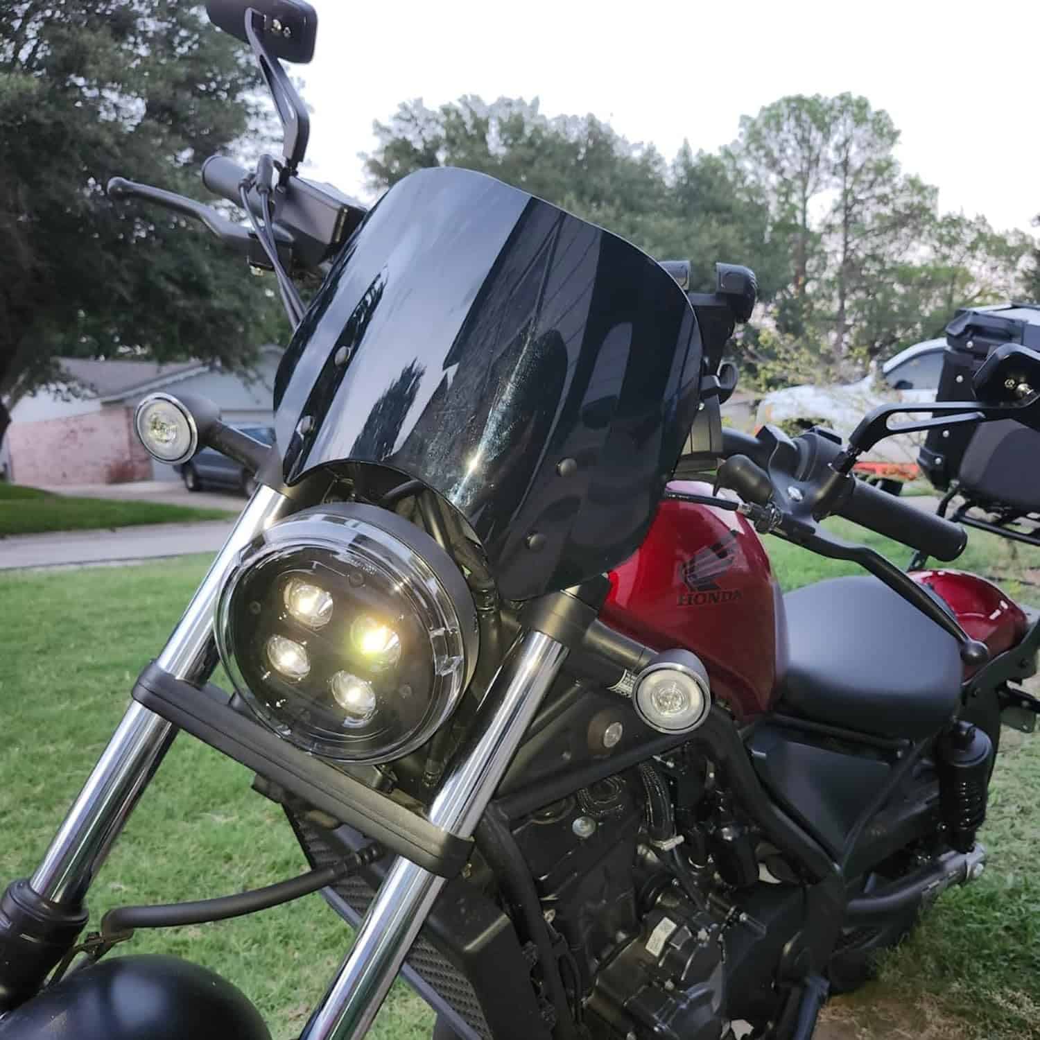 Deflector de parabrisas para motocicleta para Rebel 500 - Imagen 4