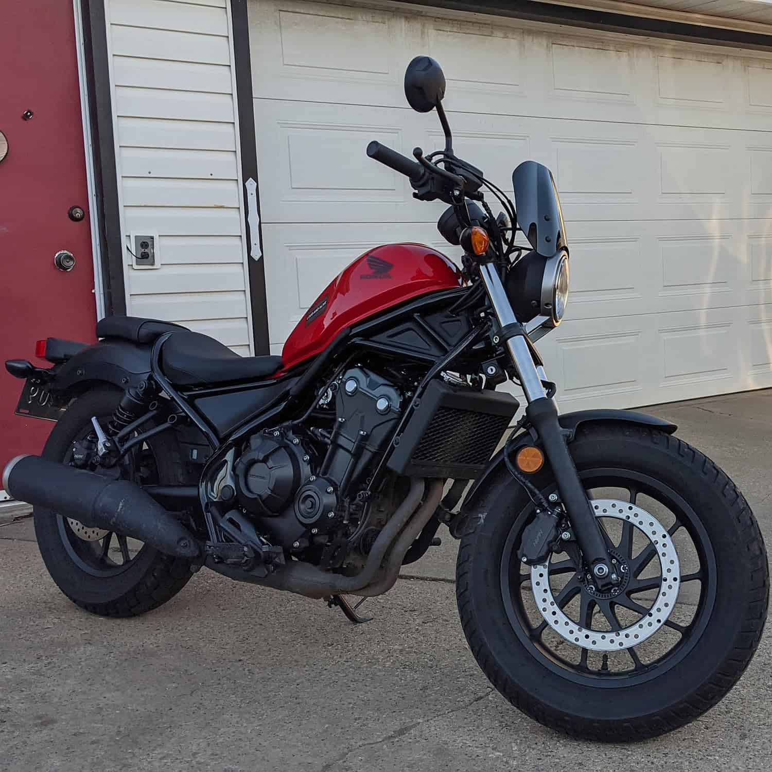 Deflector de parabrisas para motocicleta para Rebel 500 - Imagen 6