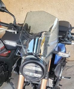 Deflector de Parabrisas para Motocicleta -Humo Claro