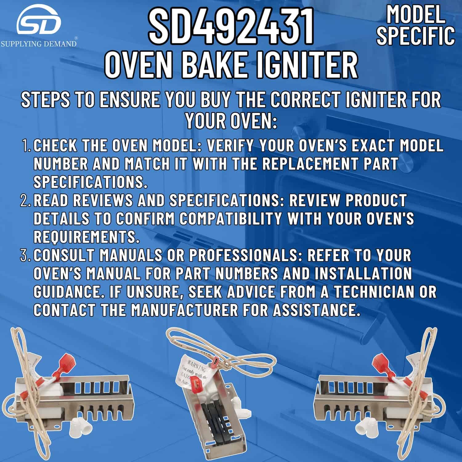 Supplying Demand 00492431 00487383 Reemplazo del Ignitor - Imagen 6