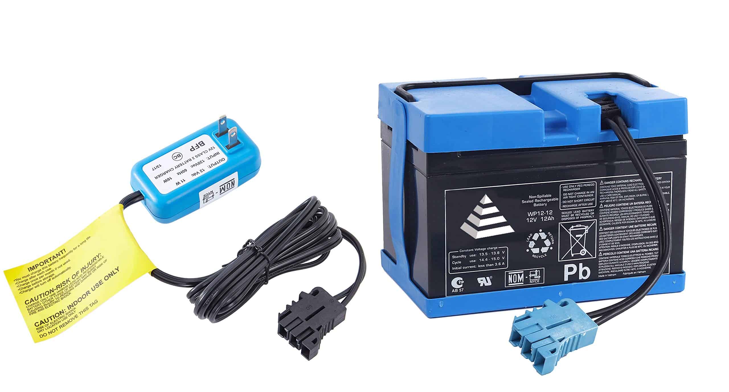 Combo Kit de Cargador de 12 Voltios y Batería de 12V 12AH