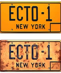 Ghostbusters Afterlife | ECTO-1 | Placas de Matrícula