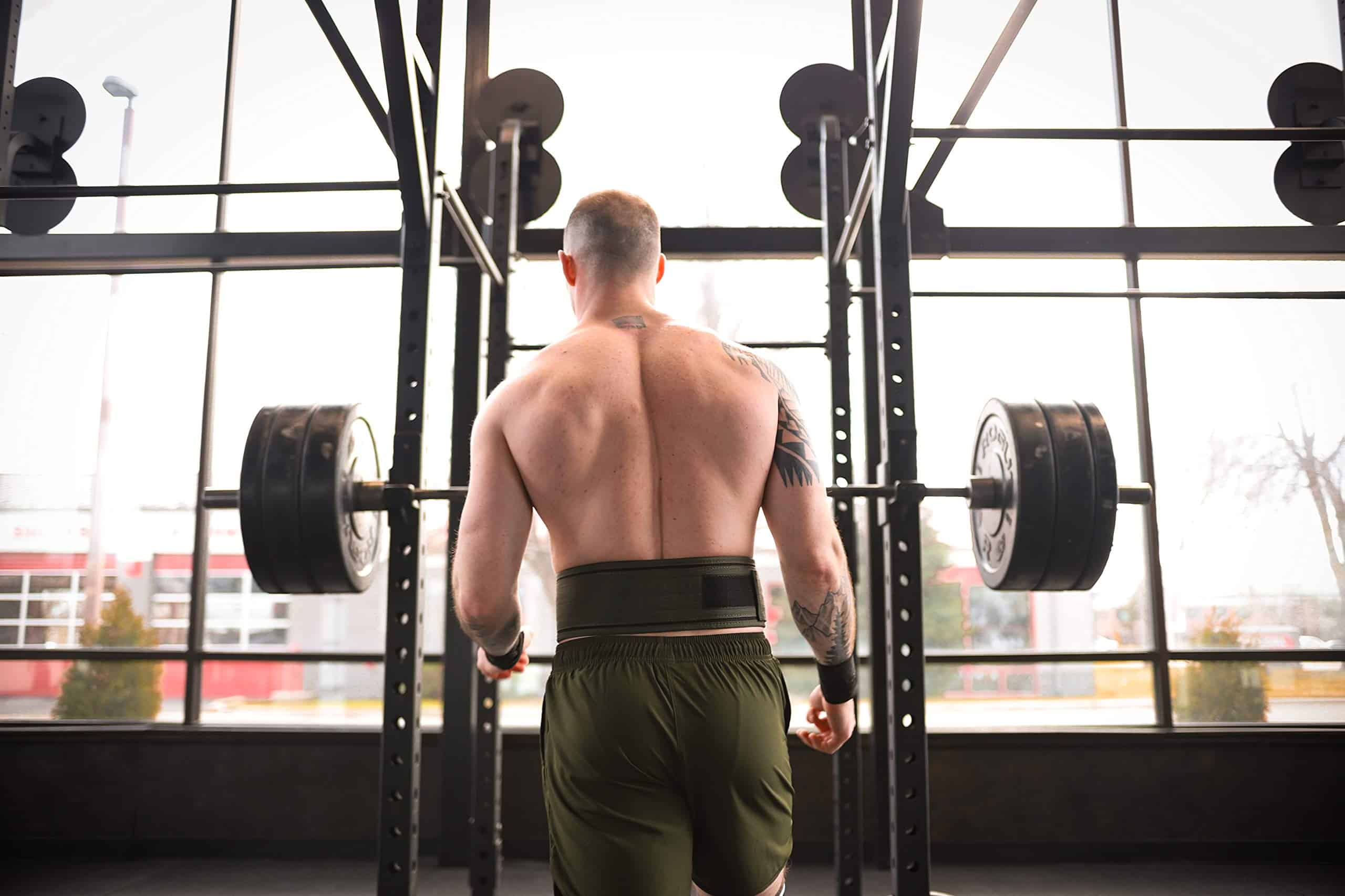Cinturón de levantamiento de pesas con -Verde Bosque - Imagen 10