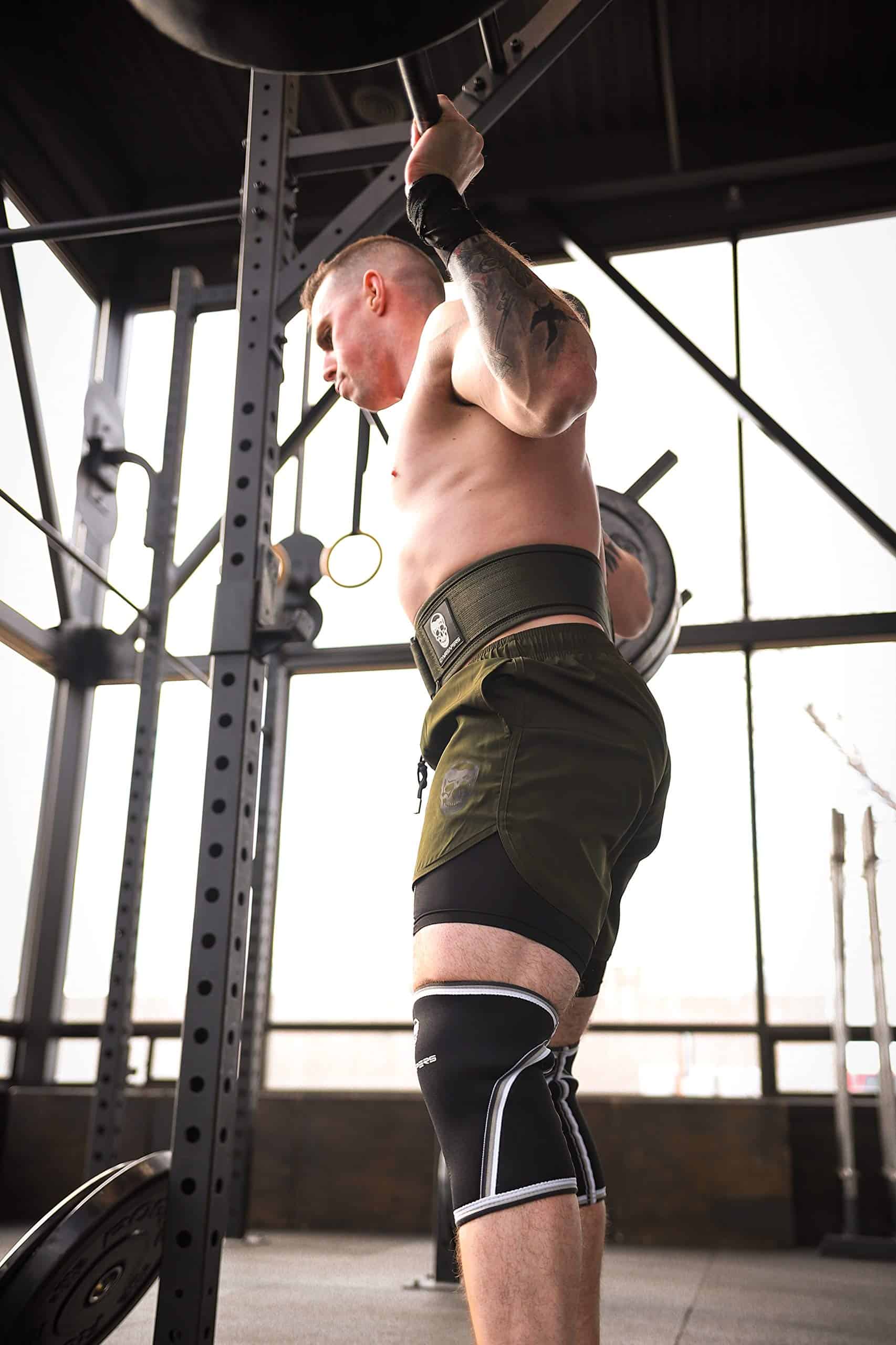 Cinturón de levantamiento de pesas con -Verde Bosque - Imagen 9