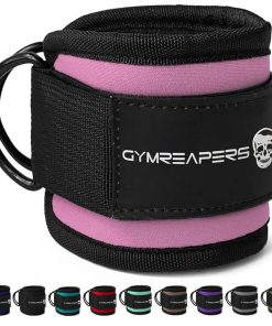 Correas de tobillo Gymreapers (Par) para máquina de cables,