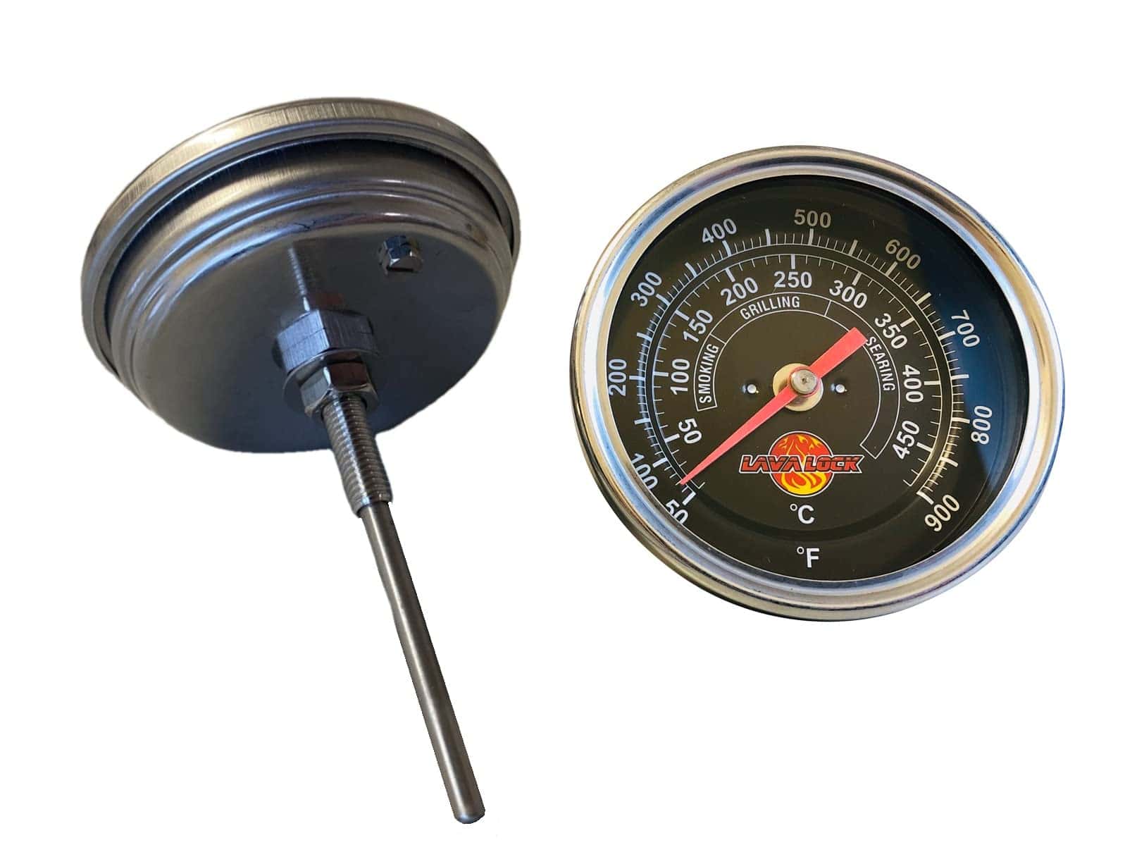 Termómetro para Parrilla de Barbacoa -Negro