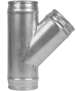 Divisor de conductos de 4 pulgadas a 45 grados para