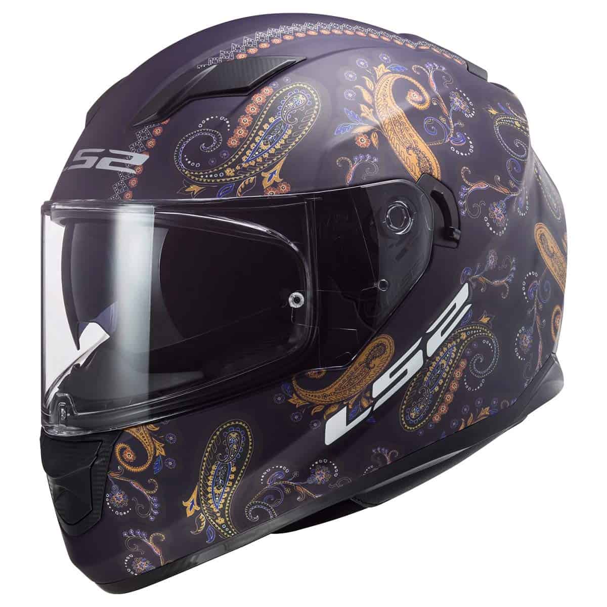 Casco integral LS2 Helmets Stream Evo Paisley (Azul Marino