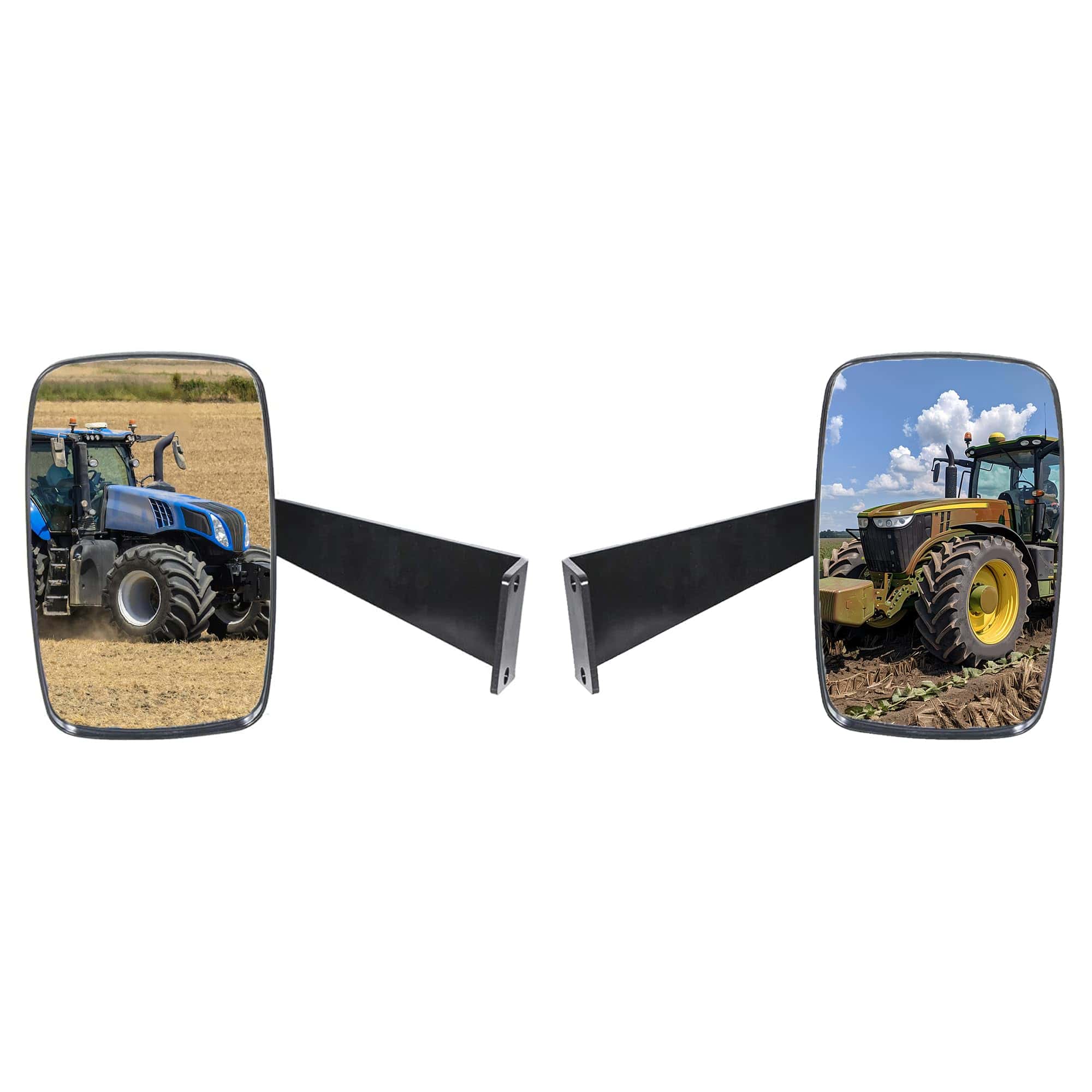 Kit de Espejos para Tractor con Brazos Fijos Compatible con
