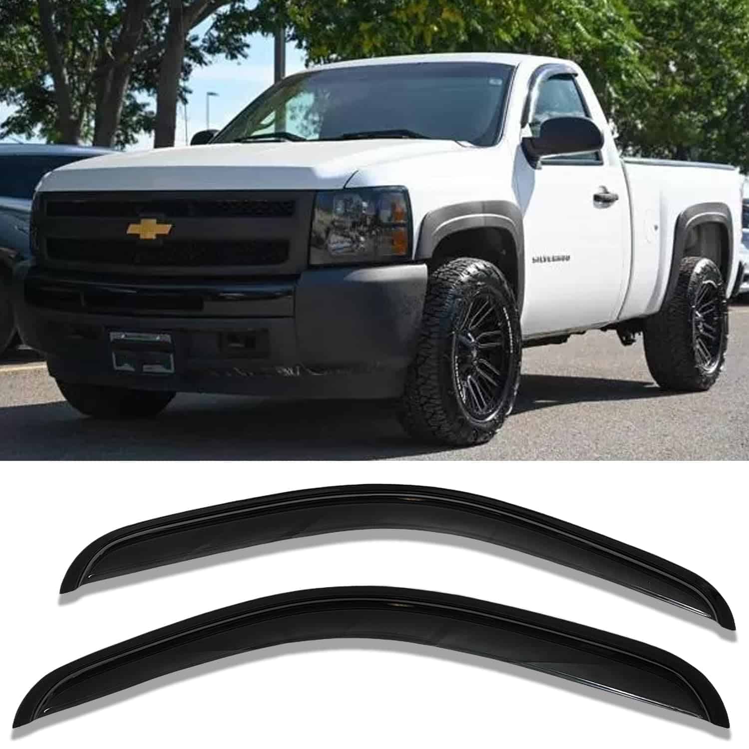 07-13 2 piezas Viseras para ventanas para Chevrolet - Imagen 3