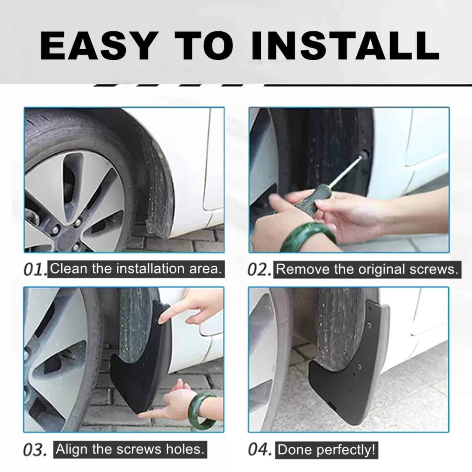 Tecoom Protectores de Salpicaduras de Barro compatibles con - Imagen 7