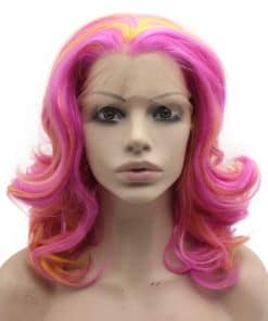 Pelucas de Cosplay de Encaje Sintético de Longitud de