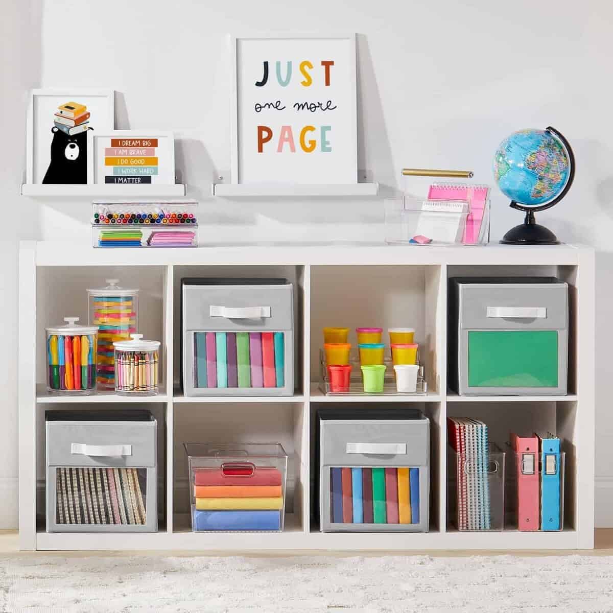 mDesign Organizador de Almacenamiento de Closet de Tela - Imagen 4