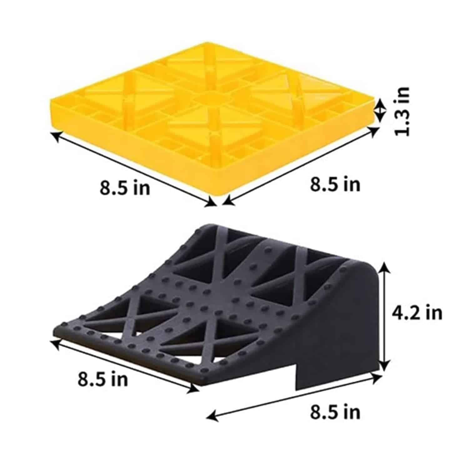 Bloques de nivelación para RV de Homeon Wheels, -Amarillo y - Imagen 4