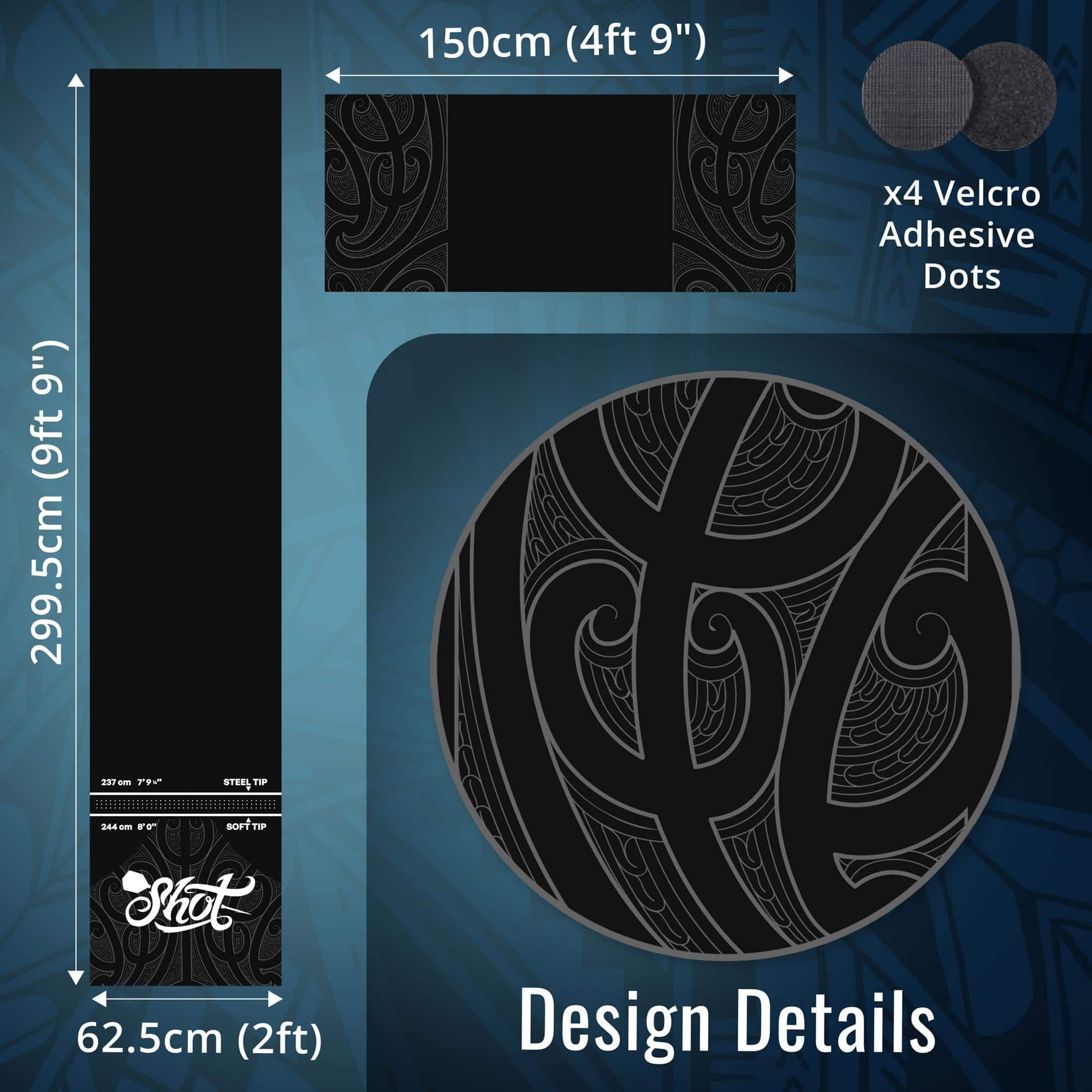 Protector de Piso para Dardos Shot! - Tapete de Goma en - Imagen 6