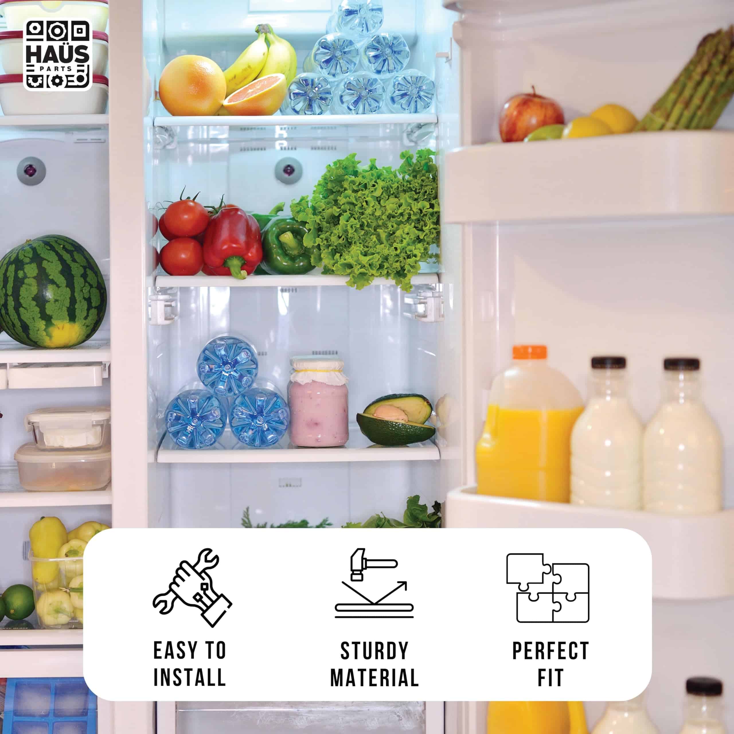 HA'S PARTS WP2187172 2187172 Bandeja de estante de puerta - Imagen 6