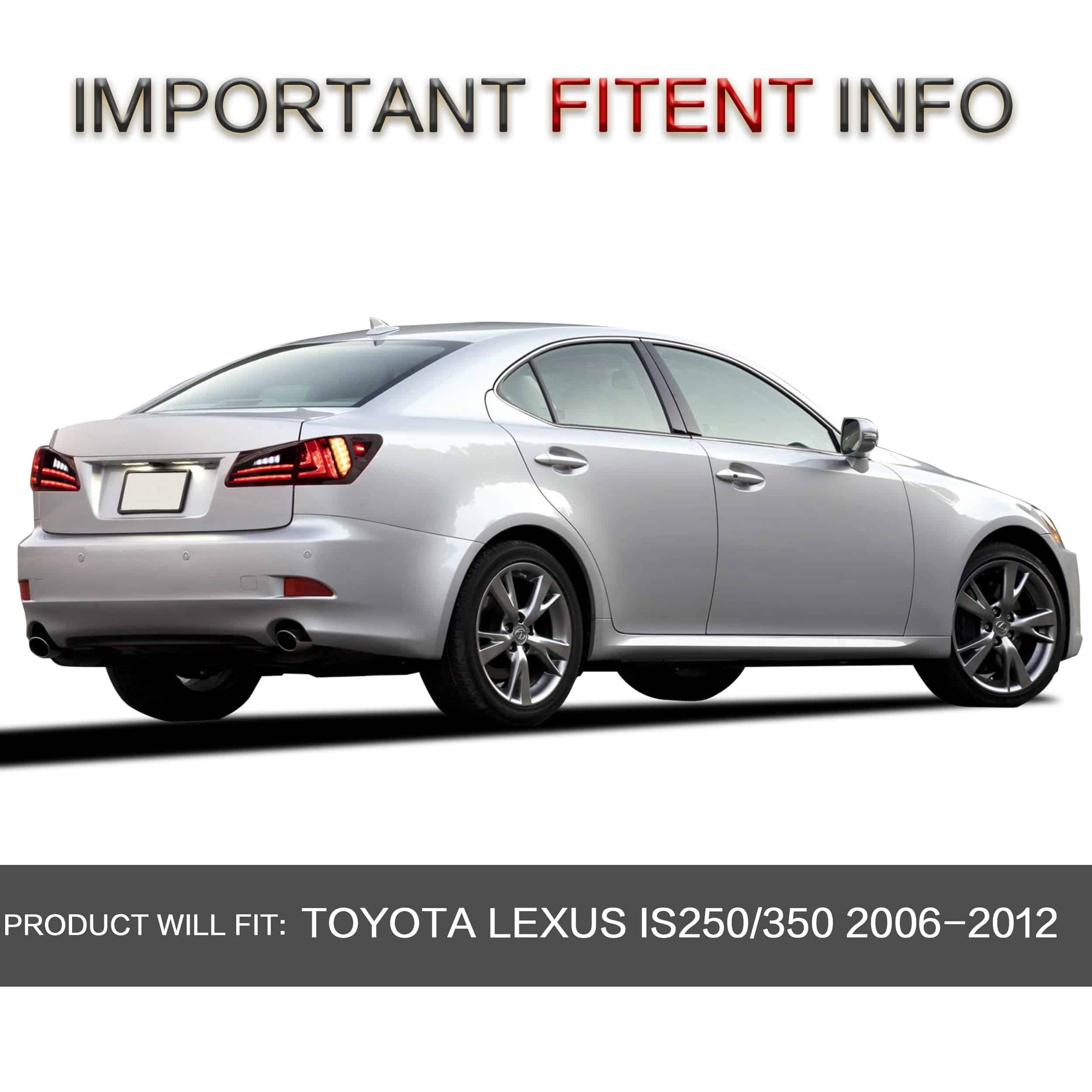 Conjunto de luces traseras VLAND para Lexus IS250 IS350 - Imagen 9