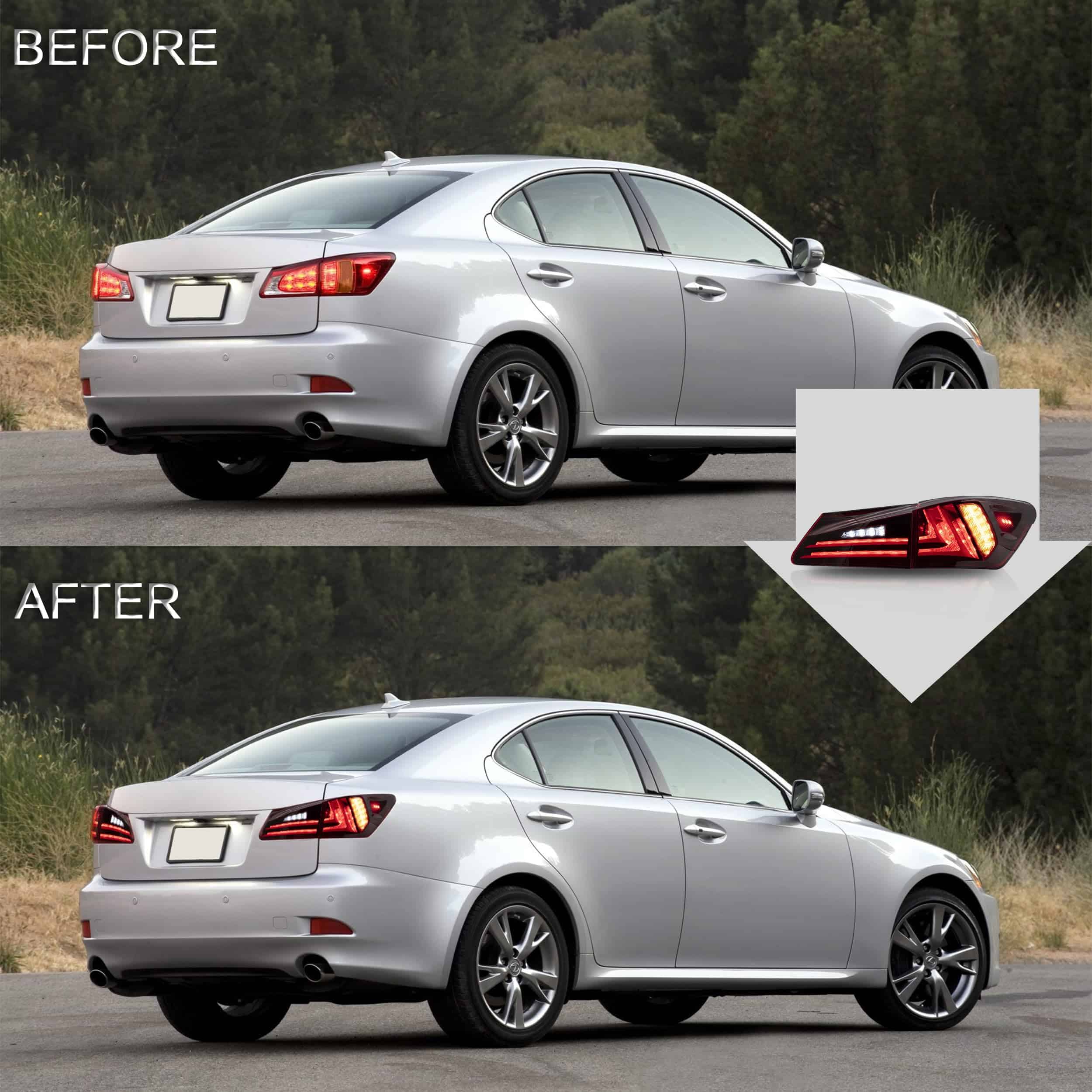 Conjunto de luces traseras VLAND para Lexus IS250 IS350 - Imagen 6