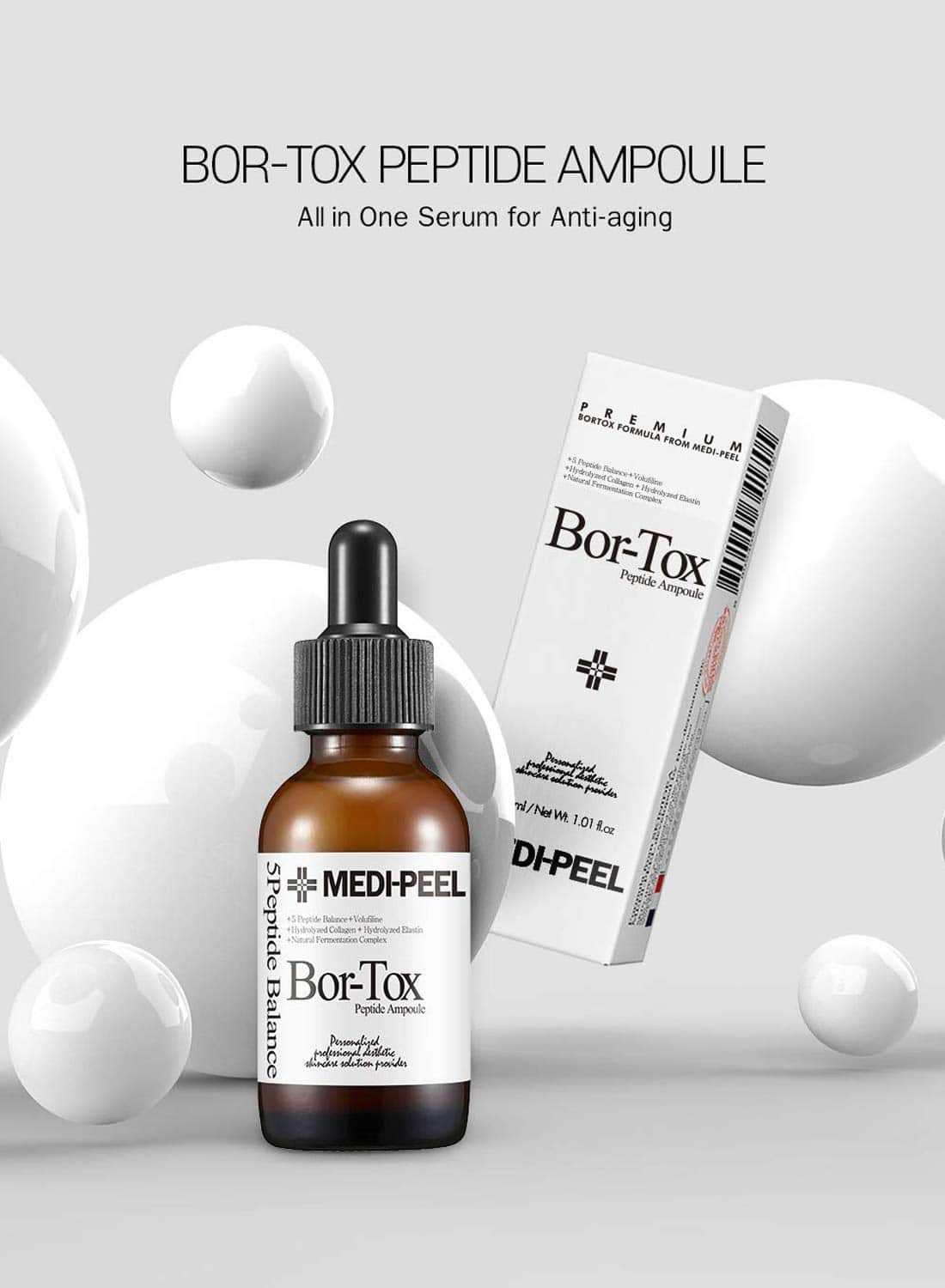 Ampolla Medi-Peel 5Growth Factor Bor-Tox Peptide 30ml, - Imagen 8