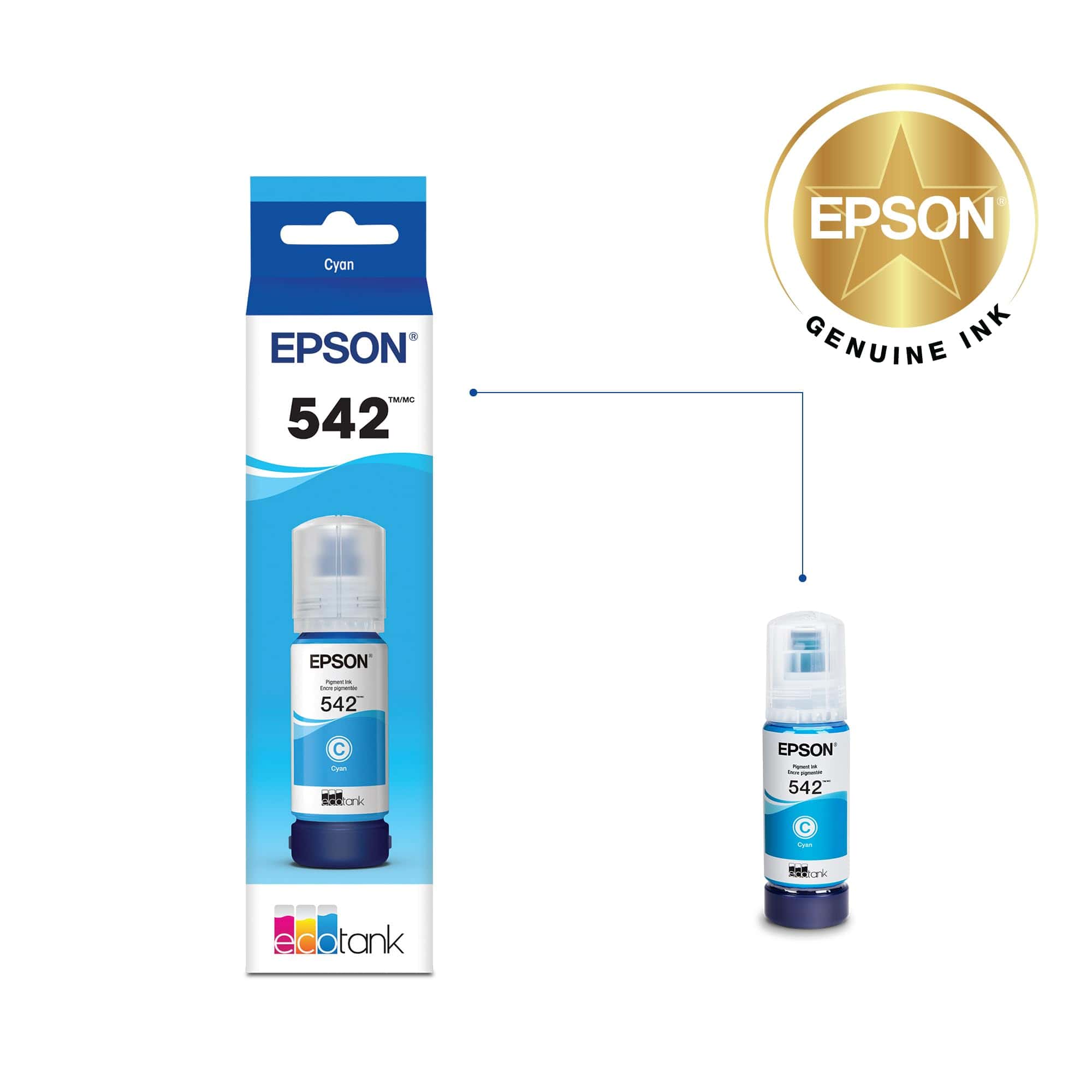 Botella de tinta EPSON 542 EcoTank ultra alta capacidad - Imagen 3