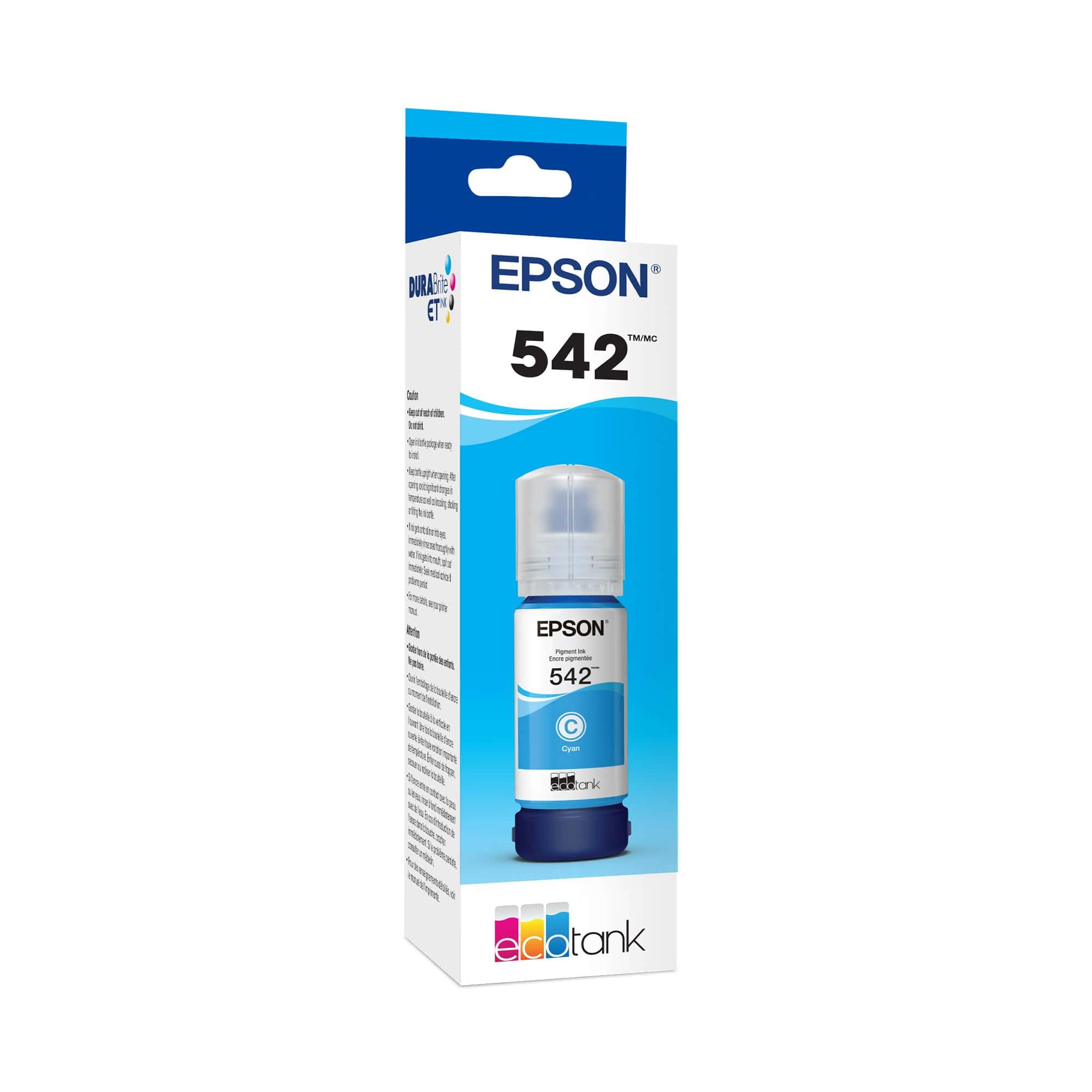 Botella de tinta EPSON 542 EcoTank ultra alta capacidad