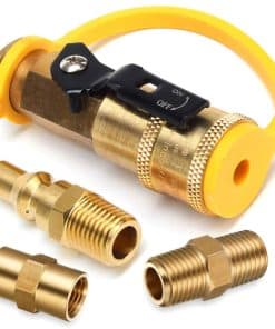 Aulufft 1/4" Adaptador de Conexión Rápida de Propano para