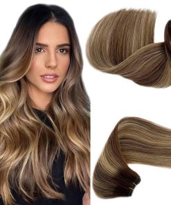 Extensiones de Cabello Cosidas a Mano de Cabello Humano 16