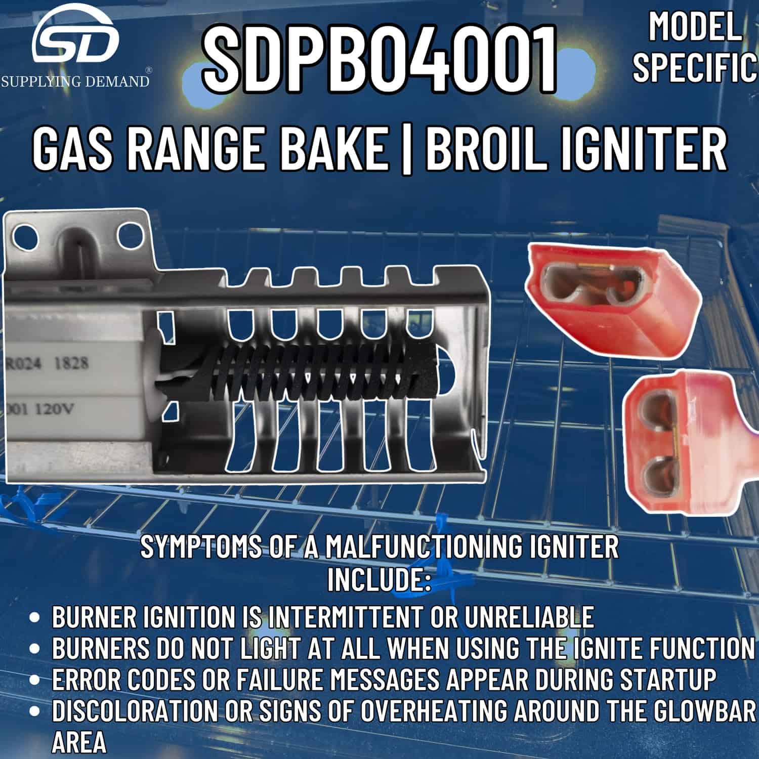 Supplying Demand PB040001 065650-000 Sustituto de Ignitor - Imagen 6