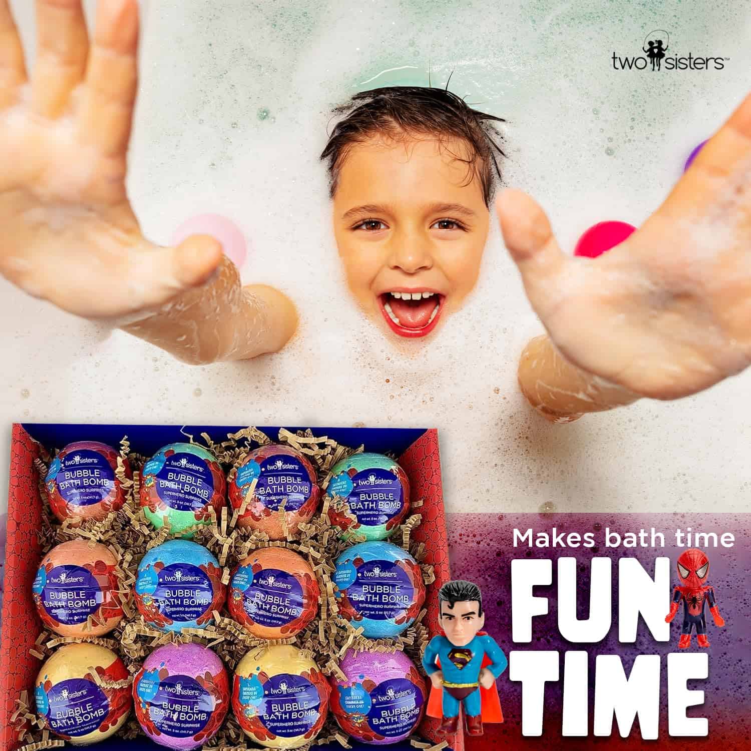 Bombas de Baño de Superhéroes para Niños con Sorpresa de - Imagen 3