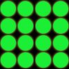Pelotas de Ping Pong de Calidad -Verde Brillo en la Oscurida