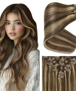 Extensiones de Cabello Clip Sunny de cabello humano real