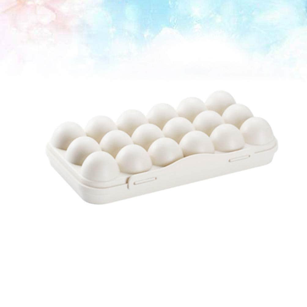 2 Pack Porta Huevos de Plástico para Refrigerador, Porta - Imagen 9