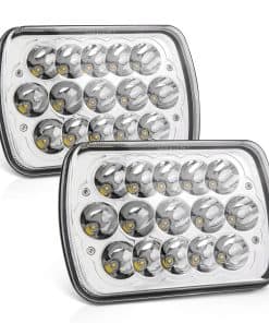 Faros LED Rectangulares MICTUNING 2Pcs 5x7 7x6 Hi-Lo