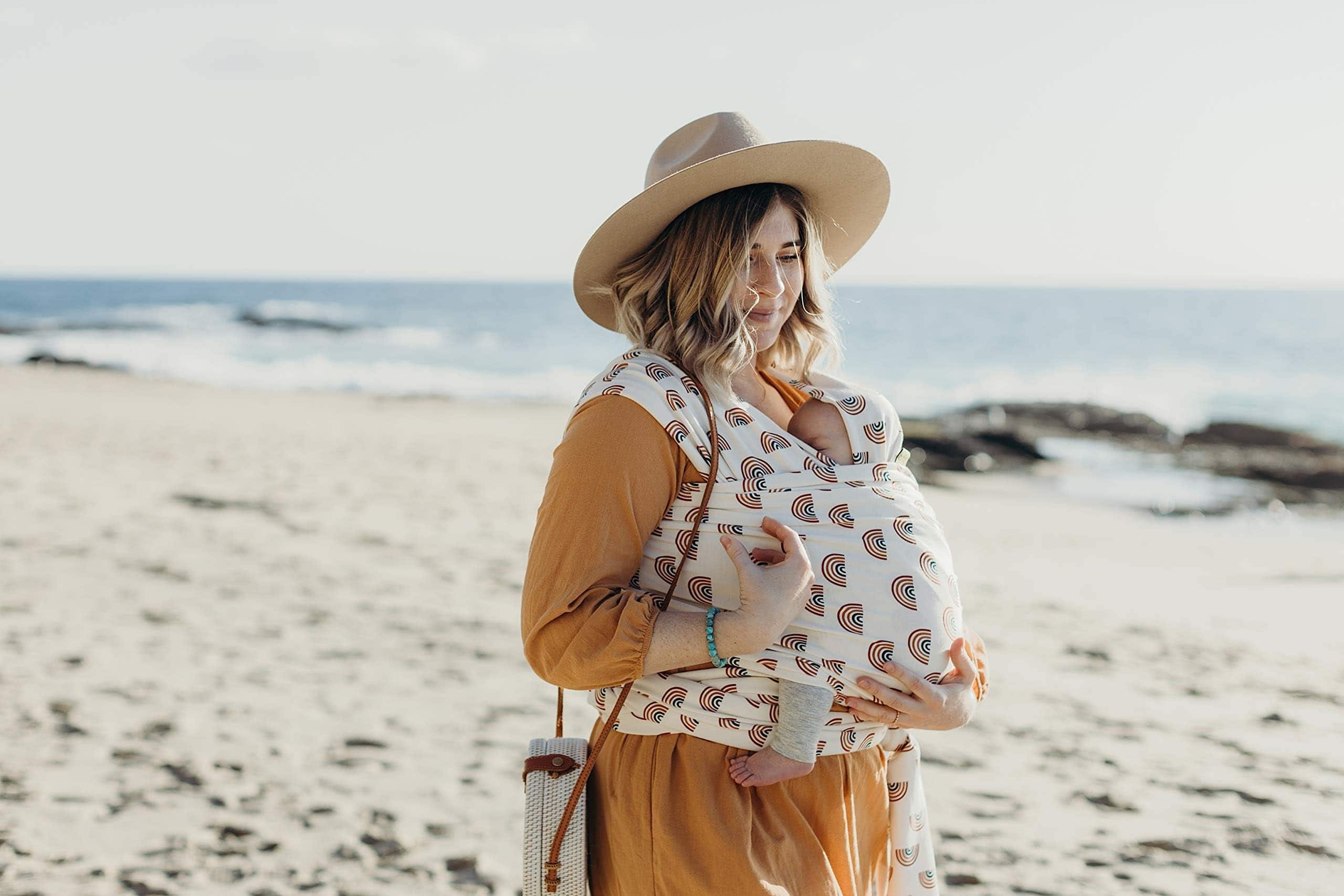 Boba Baby Wrap Carrier - Original Baby Carrier Wrap Sling - Imagen 9