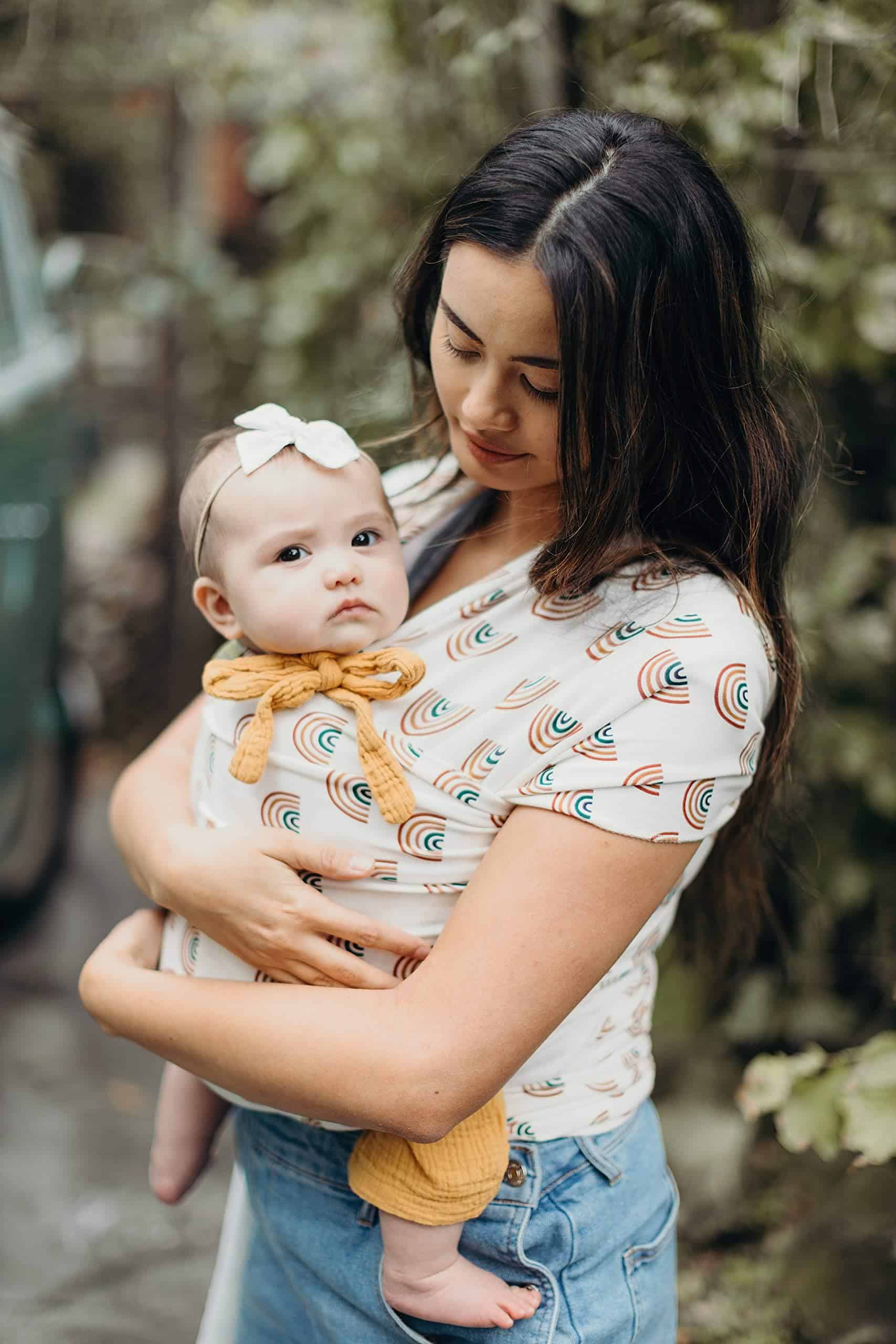 Boba Baby Wrap Carrier - Original Baby Carrier Wrap Sling - Imagen 4