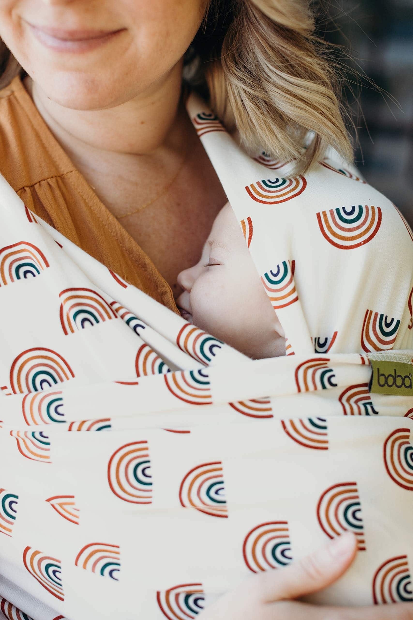 Boba Baby Wrap Carrier - Original Baby Carrier Wrap Sling - Imagen 5