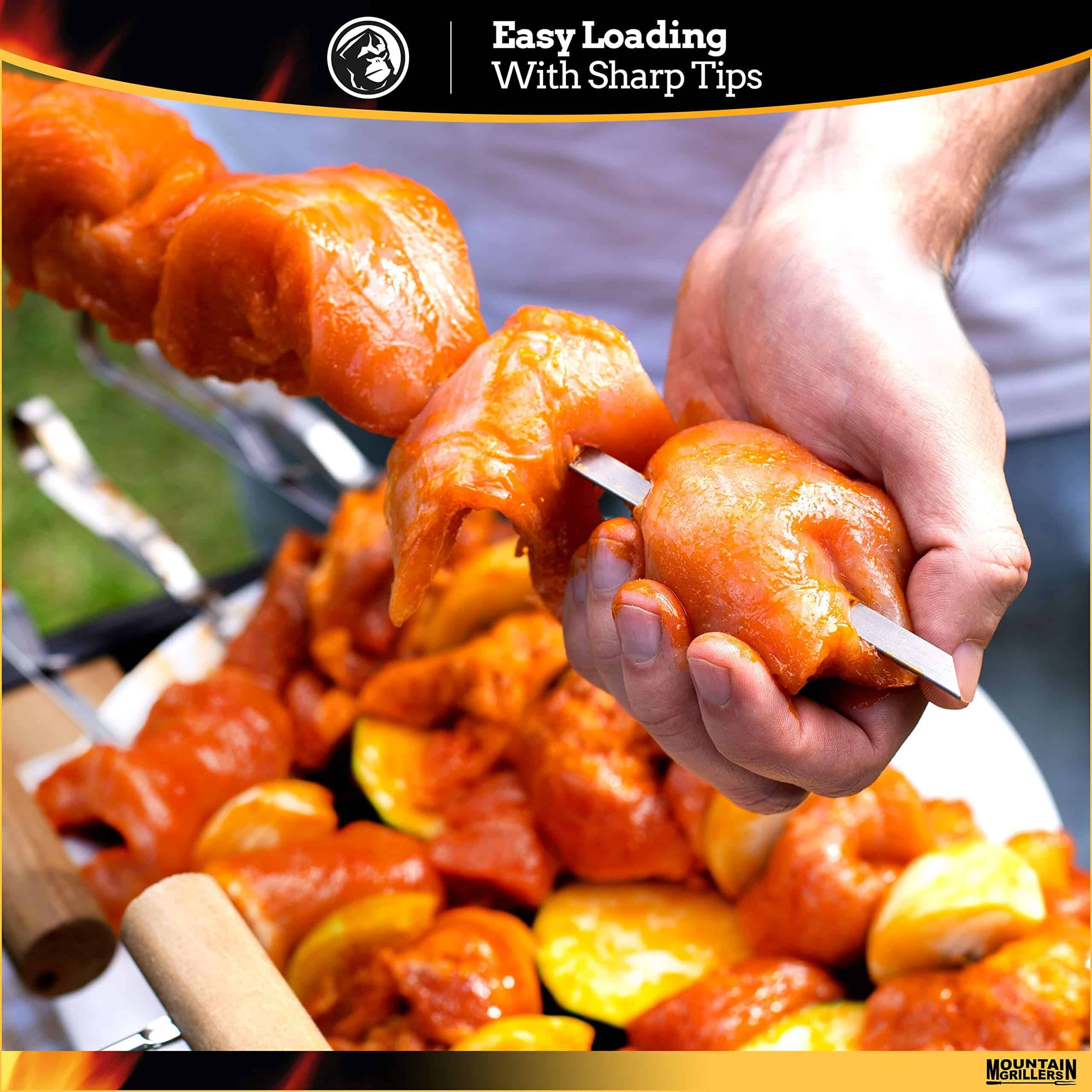 Brochetas de Barbacoa de Acero Inoxidable - 17� - - Imagen 7