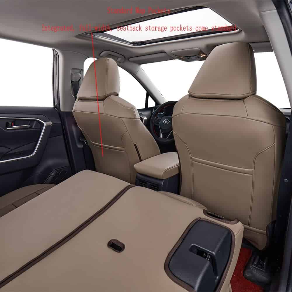 Funda de asiento de coche EKR Custom Fit para -Beige Arena - Imagen 4