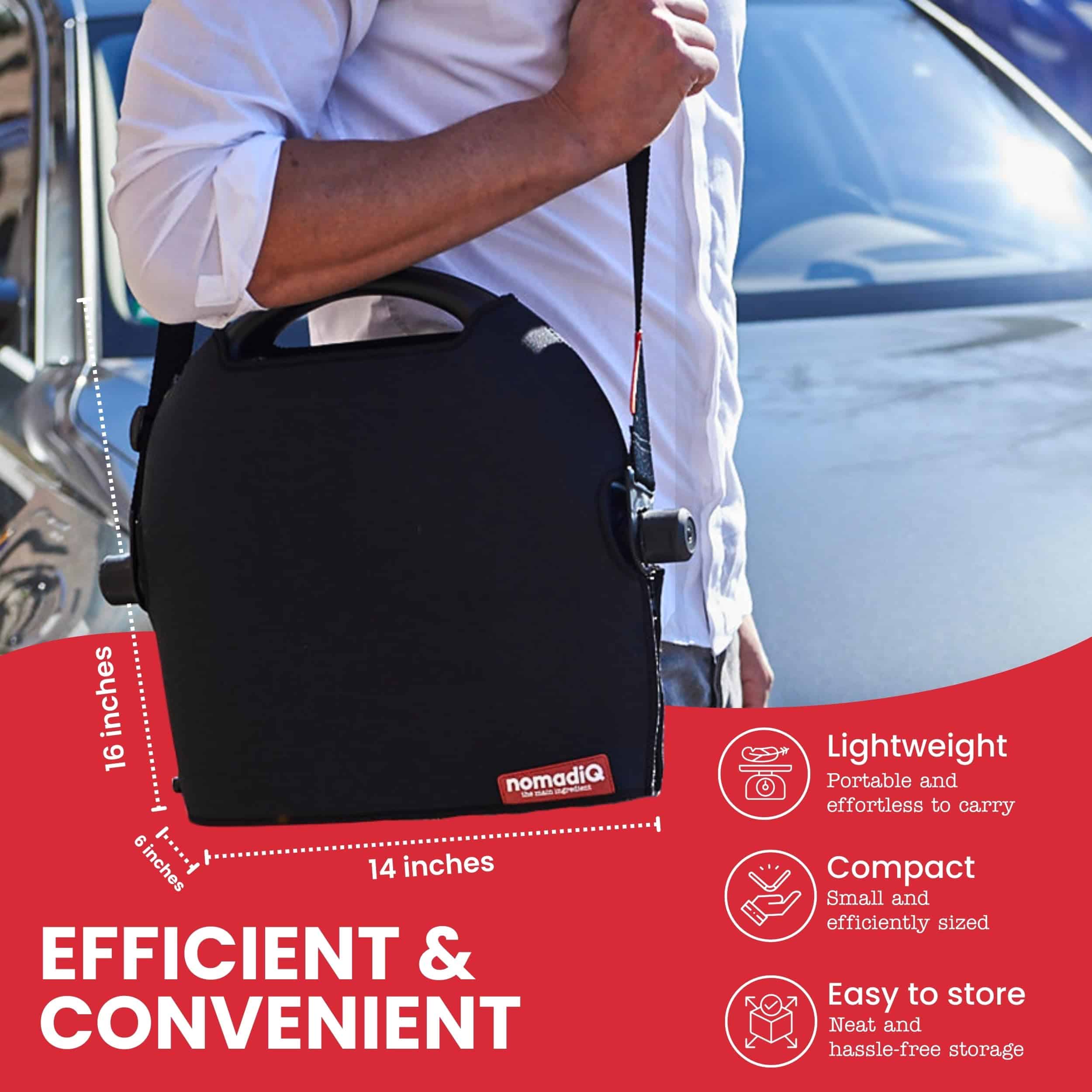 Parrilla de gas portátil nomadiQ | Parrilla de camping - Imagen 4