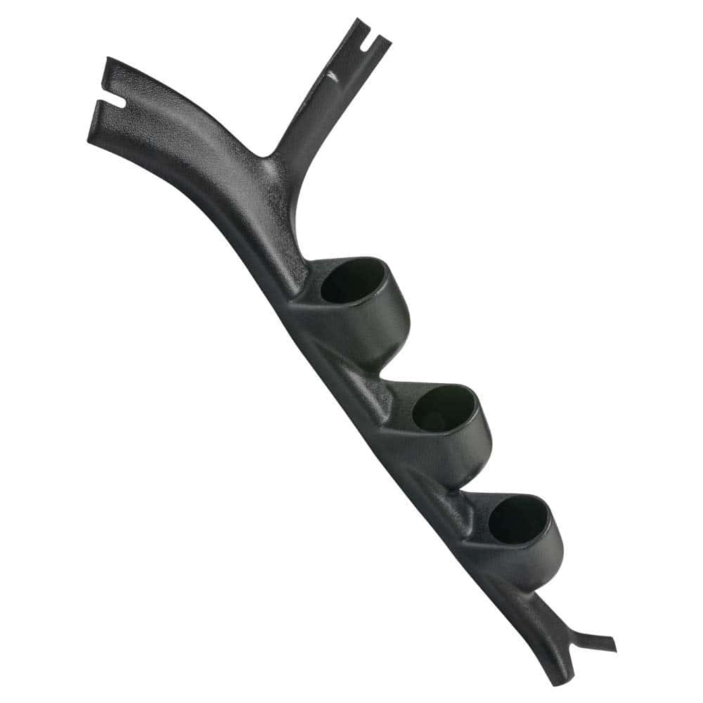 Pod de medidores de triple columna GlowShift negro