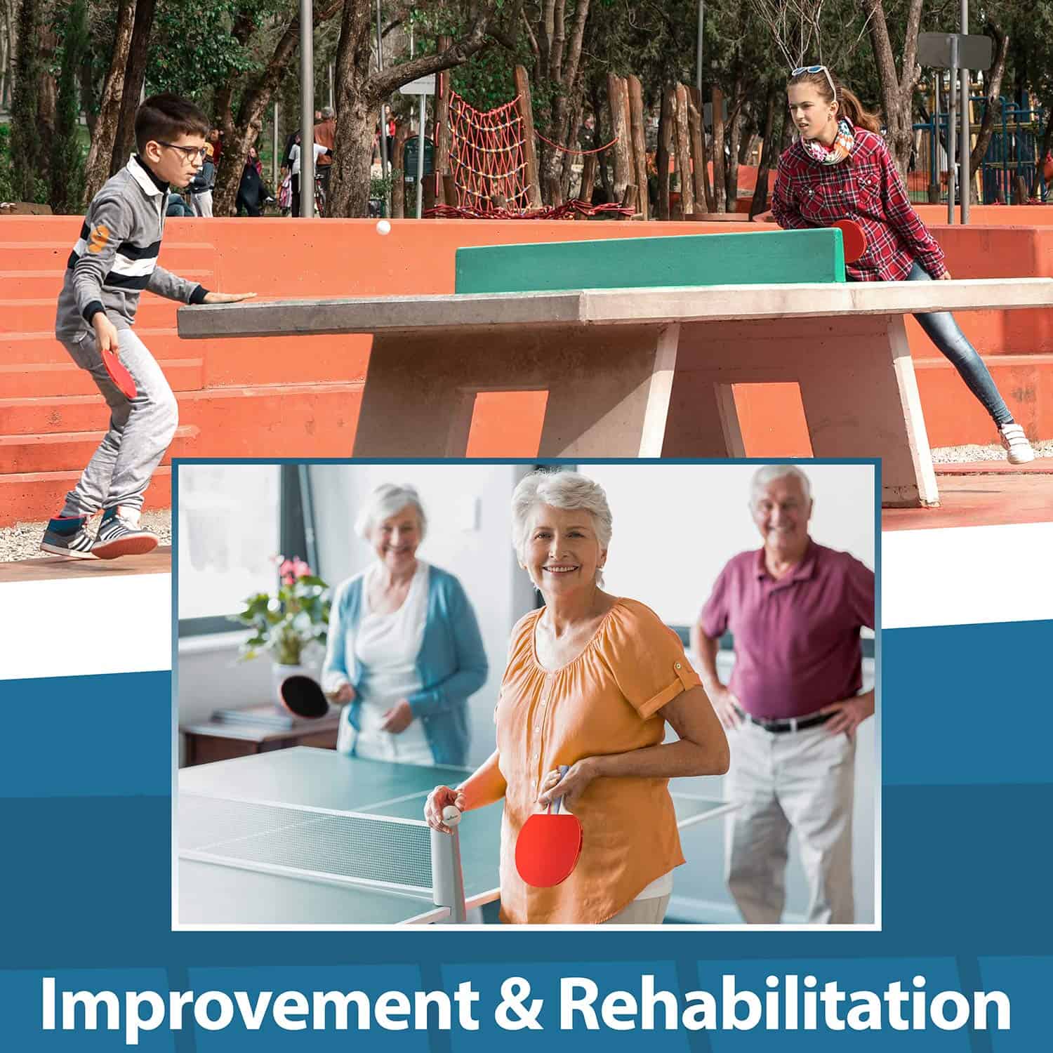 Set de Raquetas y Pelotas de Ping Pong Abco Tech - - Imagen 8