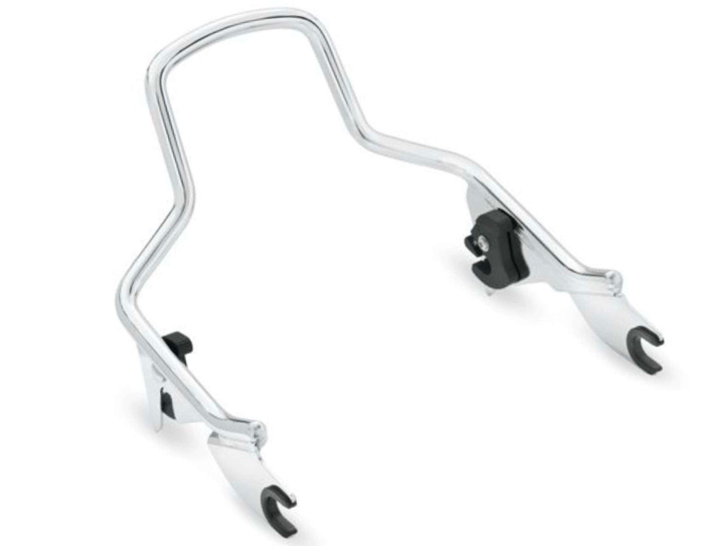 Respaldo desmontable bajo cromado para pasajero Harley - Imagen 5