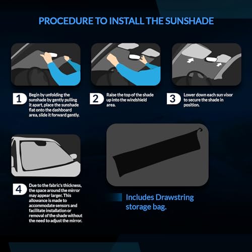 Parasol para parabrisas delantero de coche -Silver - Imagen 7