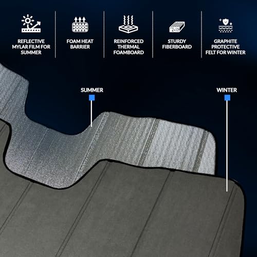 Parasol para parabrisas delantero de coche -Silver - Imagen 3