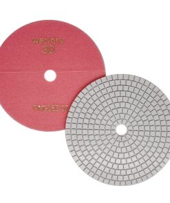 1Pc 7 pulgadas Diamond Pad Pulido Húmedo/Seco para