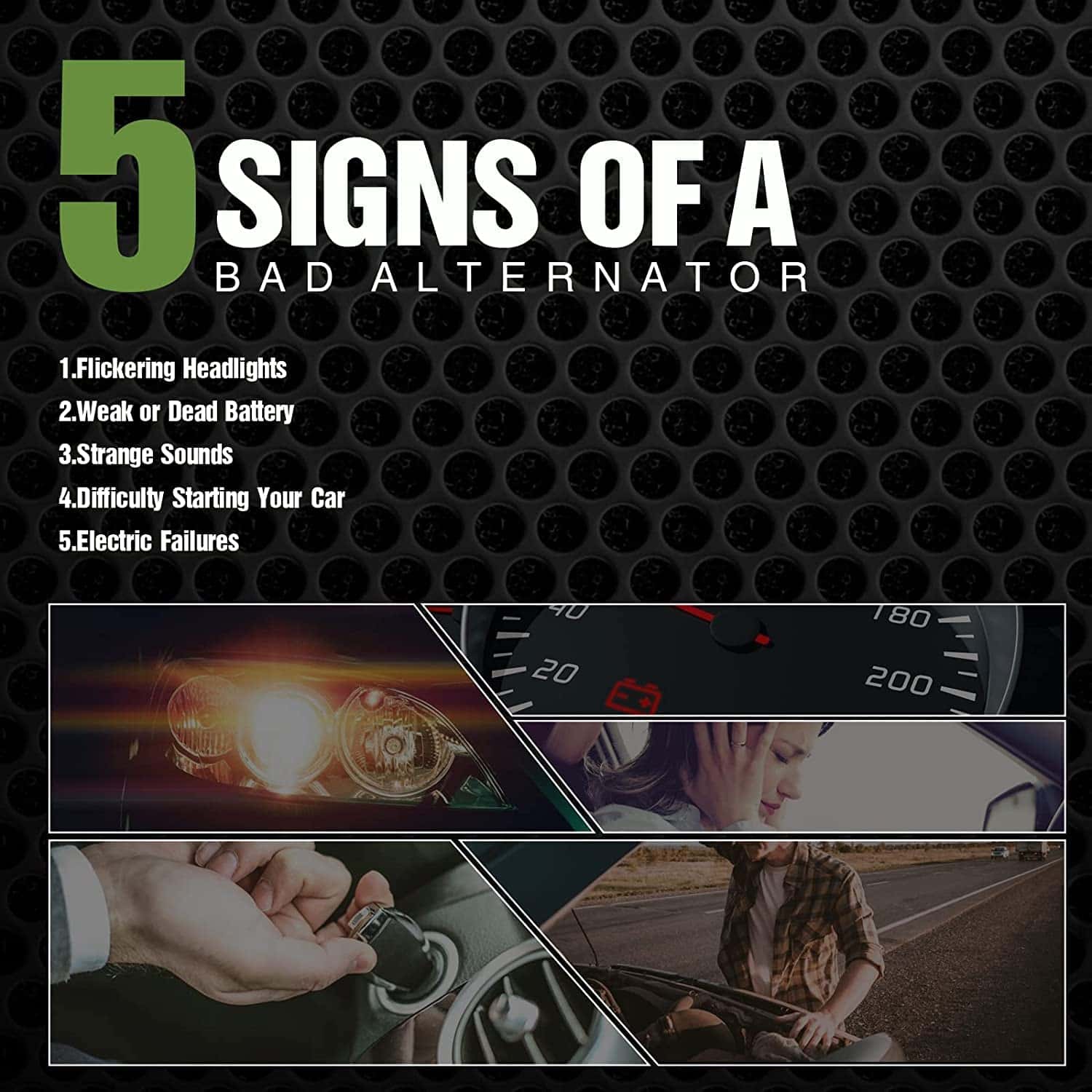 Alternador SCITOO Compatible con Toyota Camry 2004-2006 - Imagen 9